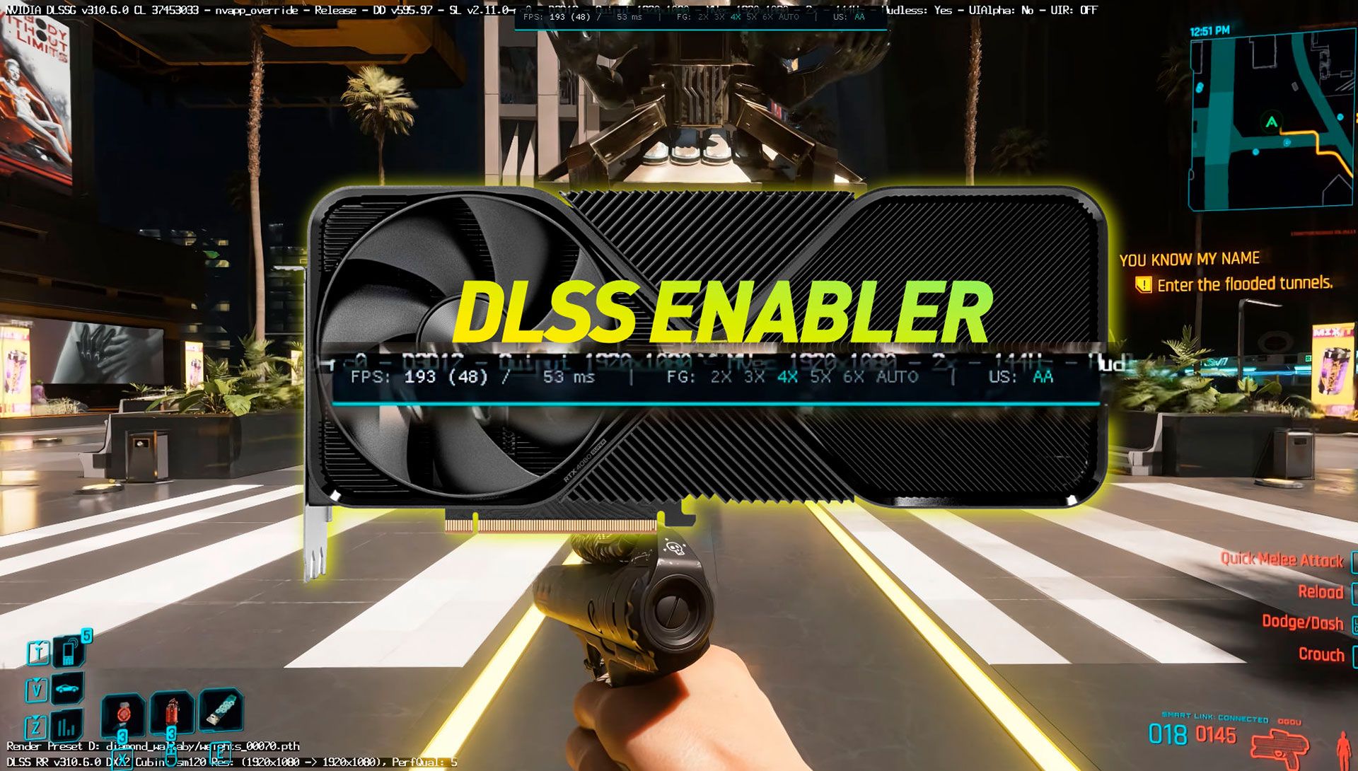 Энтузиасты запустили генерацию кадров x6 в обход ограничений NVIDIA