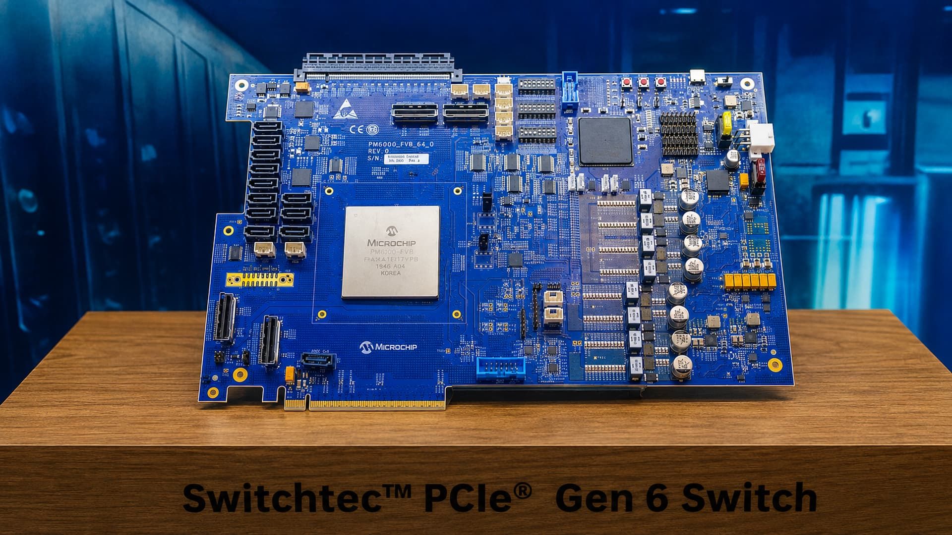 Microchip PFX 160xG6: 160 линий PCIe Gen6 для ИИ-серверов