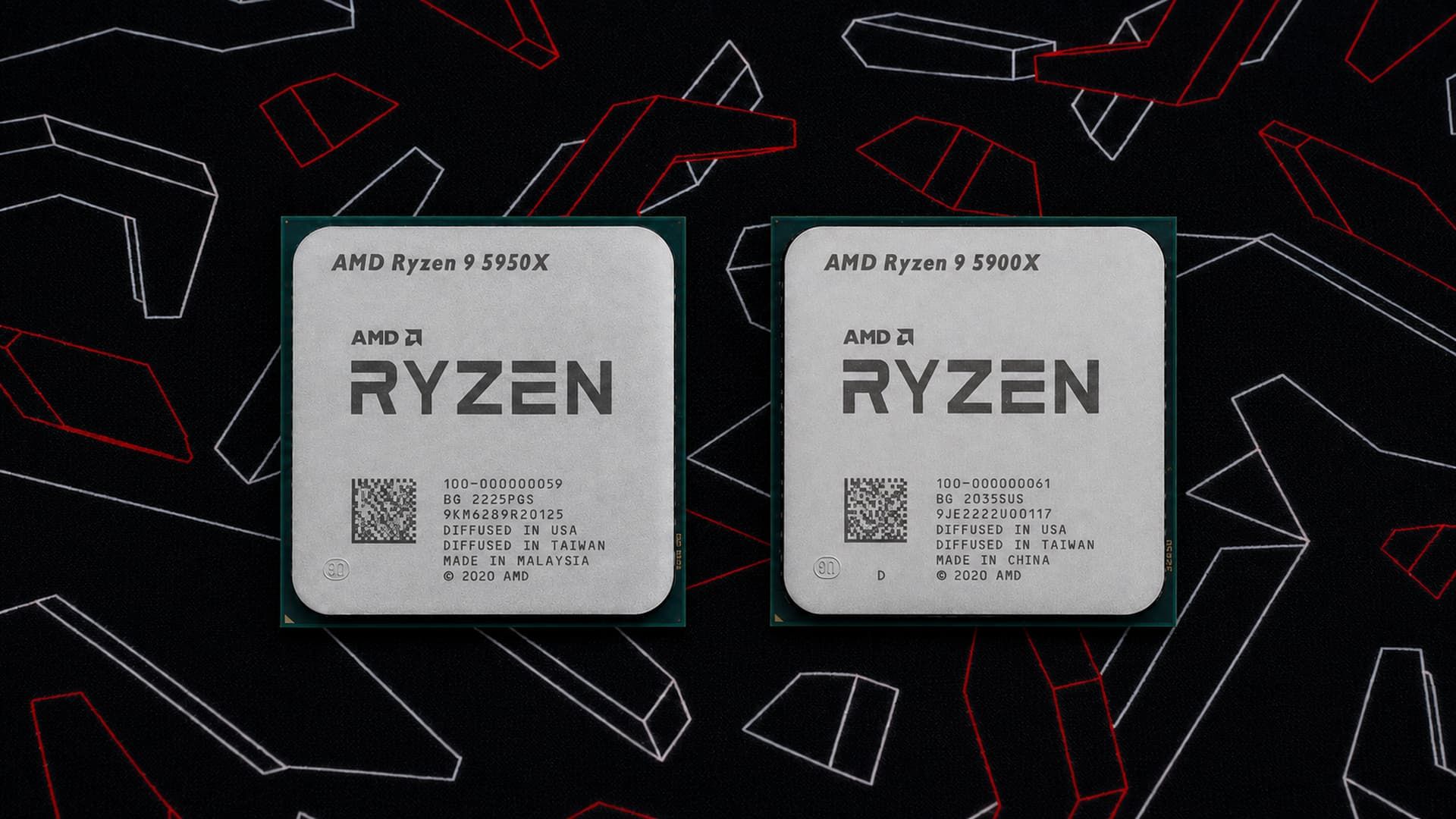 Ryzen 9 5950X, 5900X