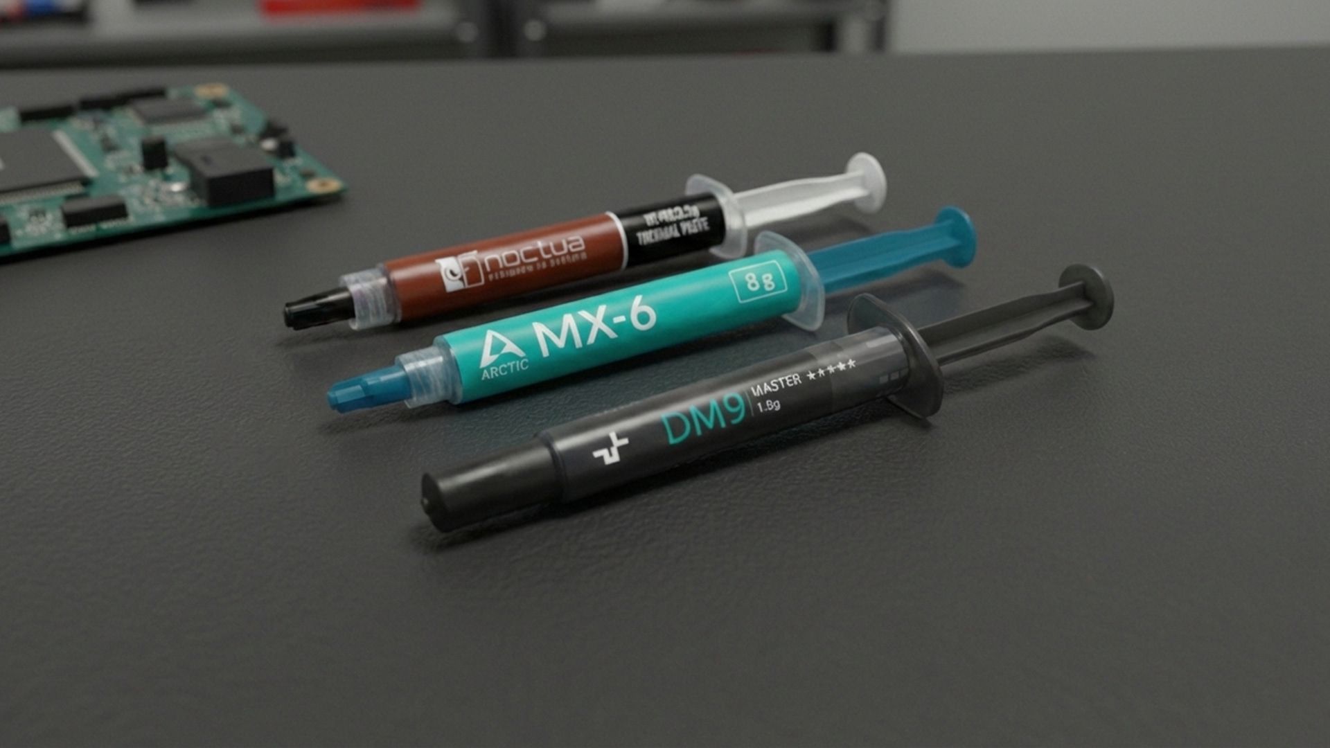 Arctic MX-6, Noctua NT-H2, Deepcool DM9