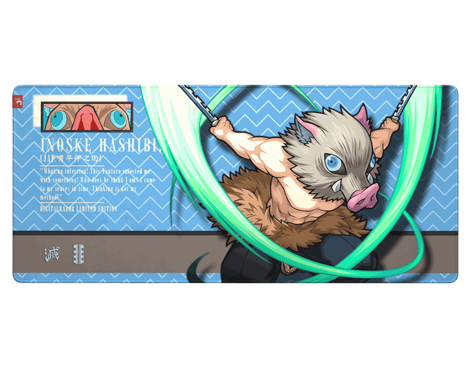 Demon Slayer Inosuke 90x40 см