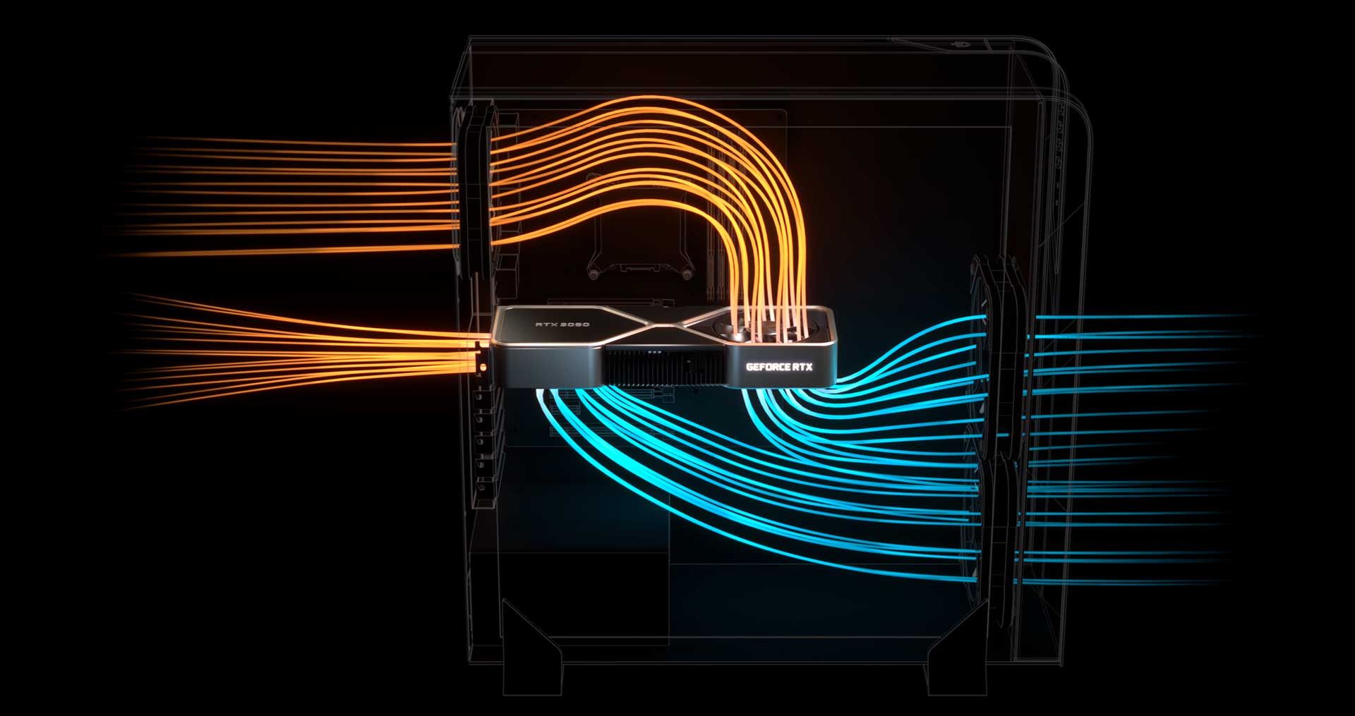 Воздушные потоки видеокарты