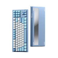 Клавиатура DigitalRazor MCHOSE GX87 Huano Matcha Latte v2 RGB Blue Nano Spraying RU, фото №2