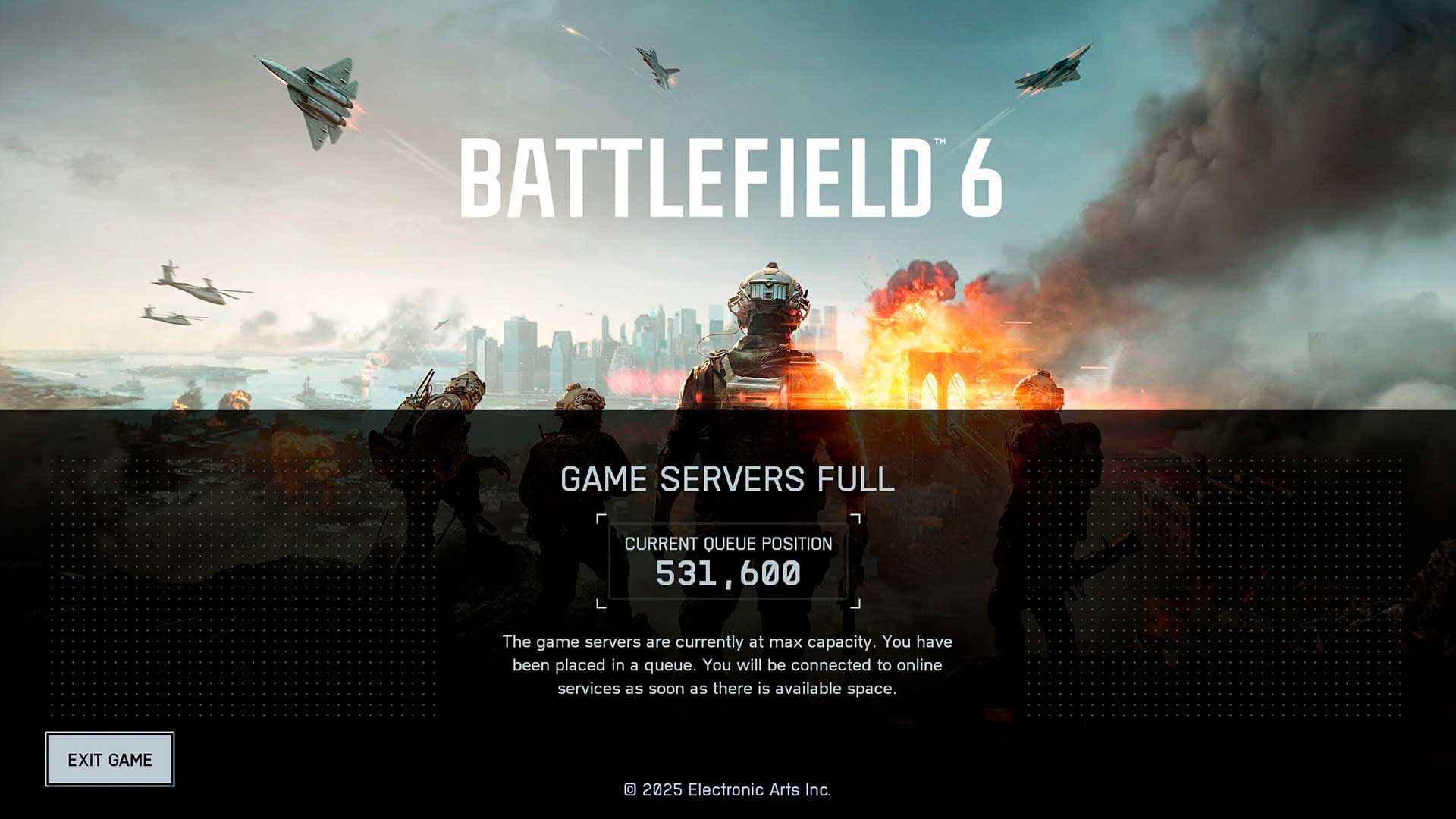 Battlefield 6 очередь