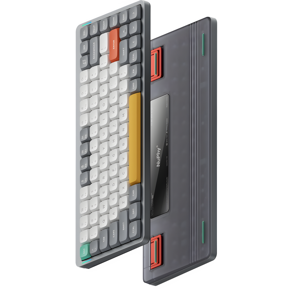Клавиатура DigitalRazor Nuphy AIR75v2 Lunar Gray Cowberry RU, фото №3
