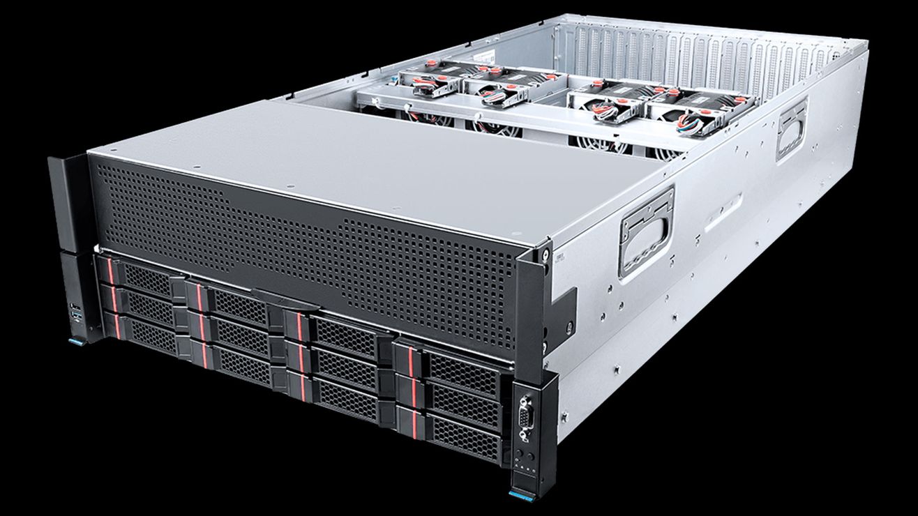 MSI G4201-HE: восемь ускорителей и два Xeon в 4U