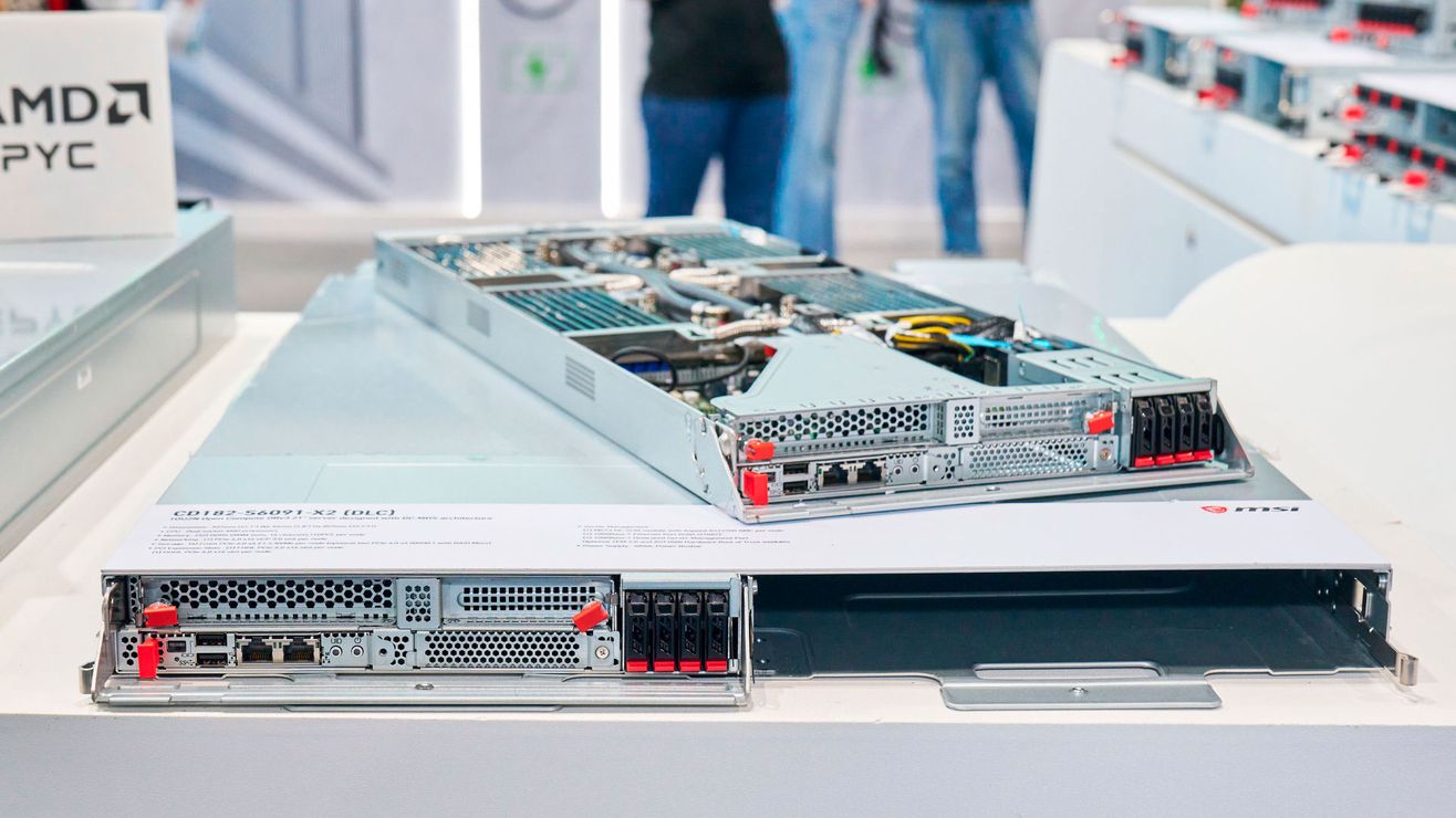 MSI CD182-S6091-X2: жидкостное охлаждение под EPYC Venice
