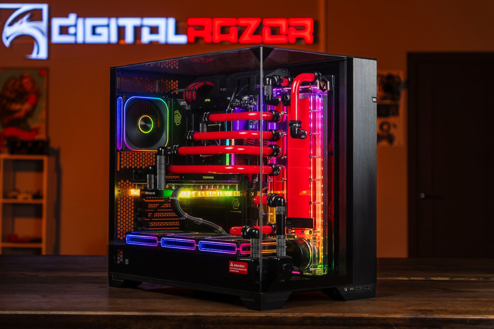 Компьютер с кастомной системой охлаждения от DigitalRazor