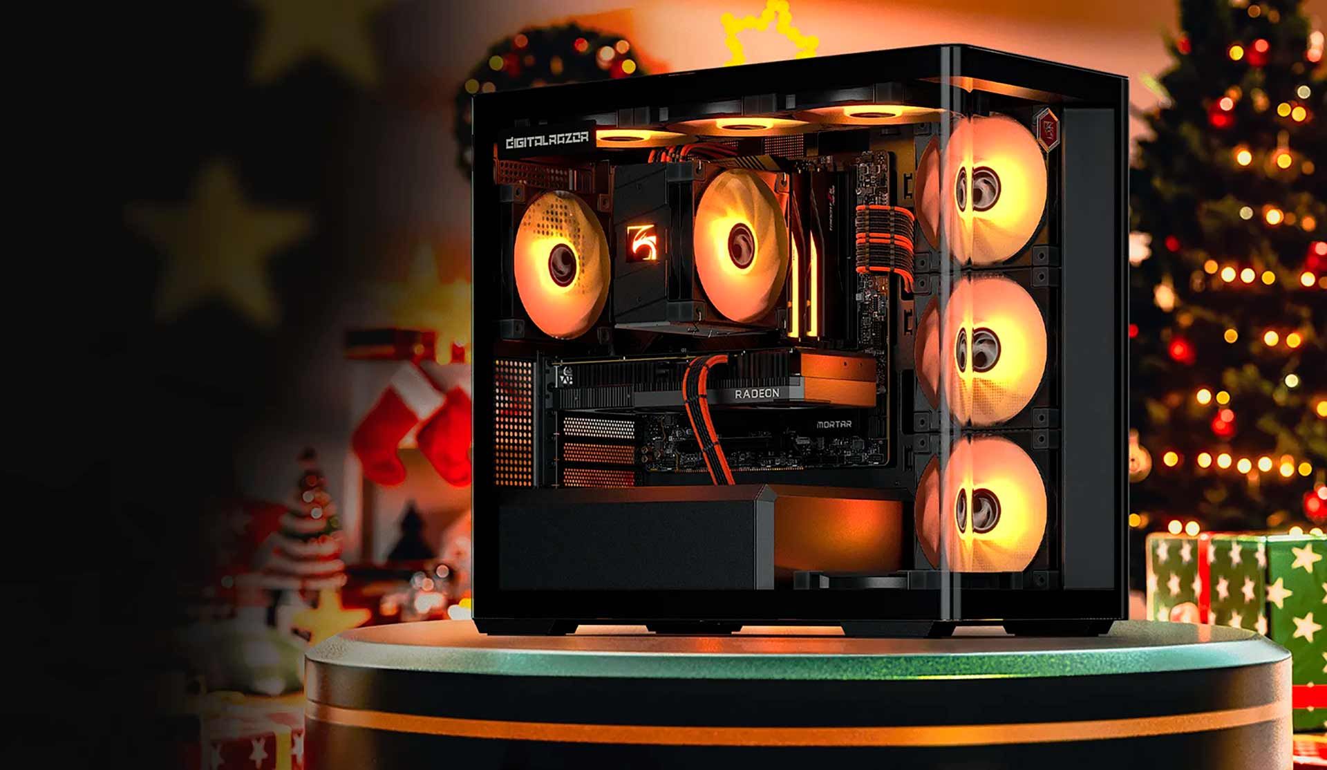 Новогодний компьютер