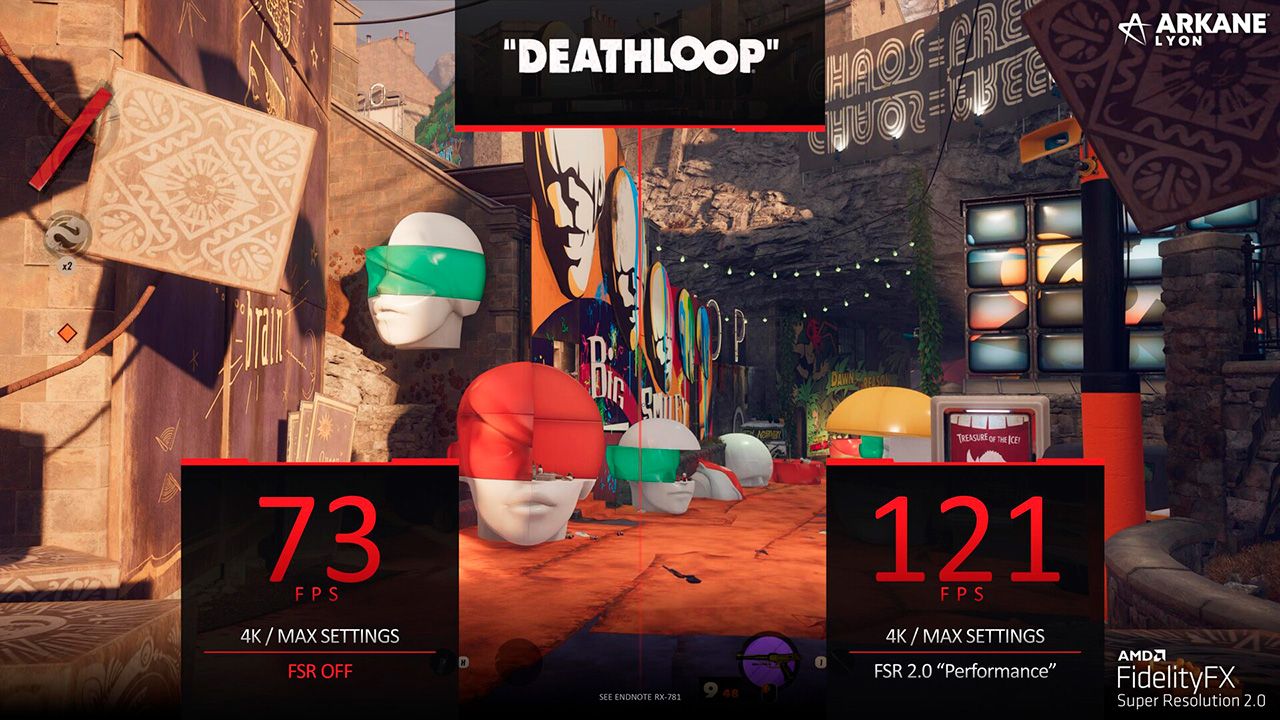 AMD FSR или NVIDIA DLSS? - выясняем на примере Deathloop