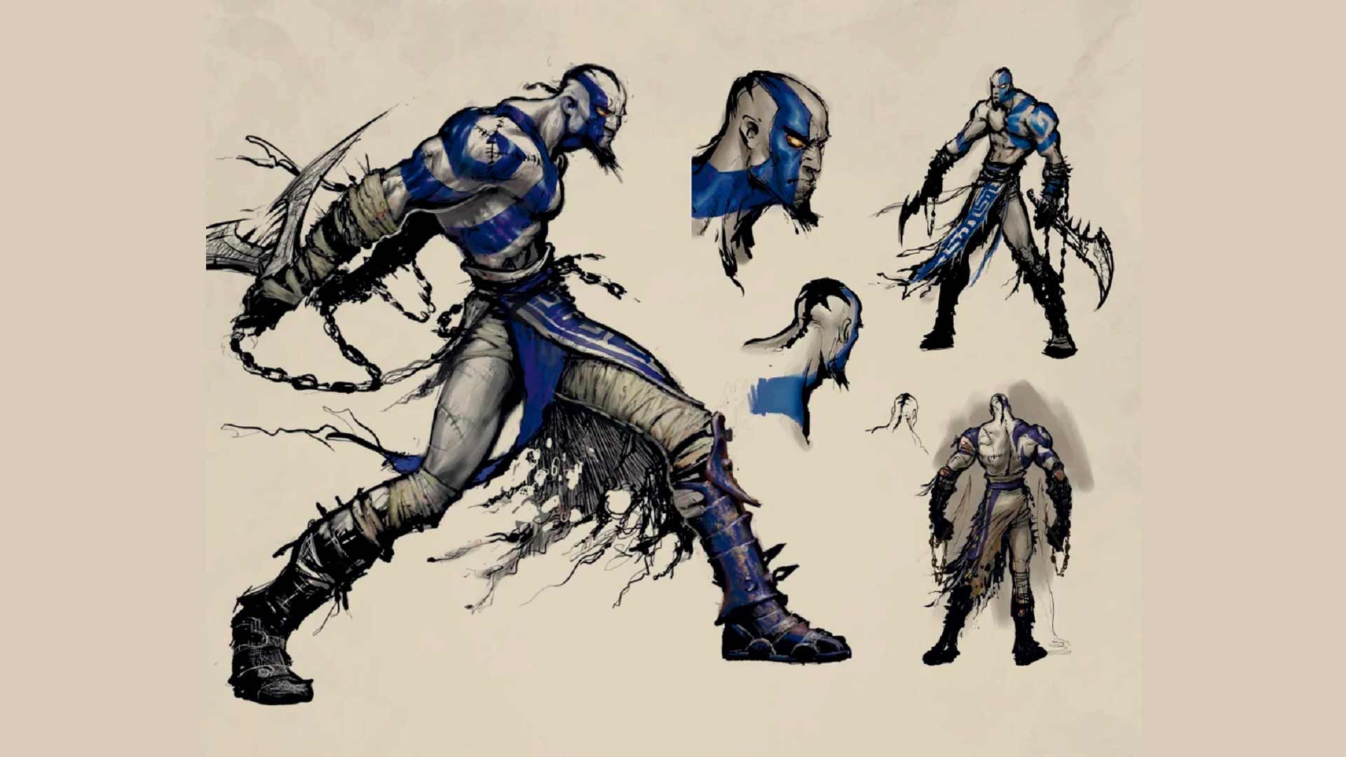Ранние арты к игре God of War (2005)