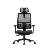 Кресло DigitalRazor FoxGear NETZ E Black, фото №2