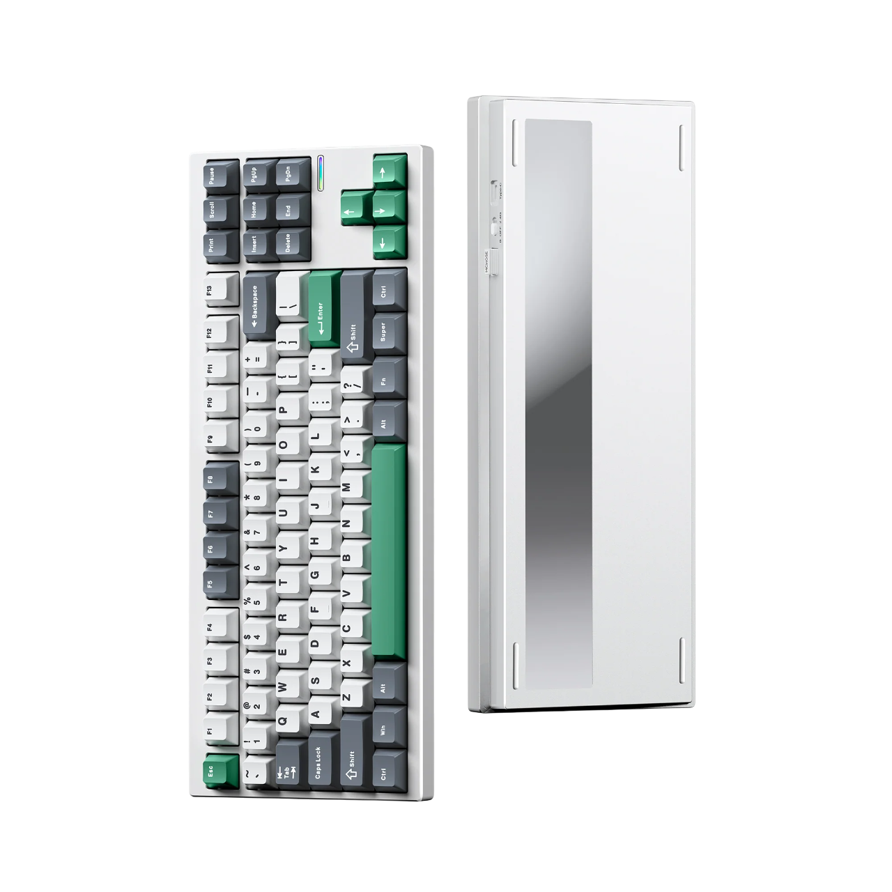 Клавиатура DigitalRazor MCHOSE GX87 Huano Matcha Latte v2 RGB White Nano Spraying RU, фото №2