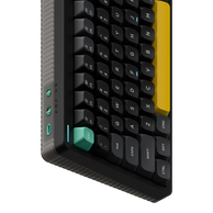 Клавиатура DigitalRazor Nuphy Halo75v2 Obsidian Black Lemon RU, фото №4