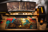 Коврик для мыши DigitalRazor Fallout Stained Glass 90x40см, фото №2