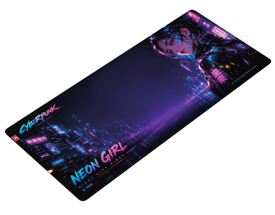 DigitalRazor Neon Girl Cyberpunk 90х40см