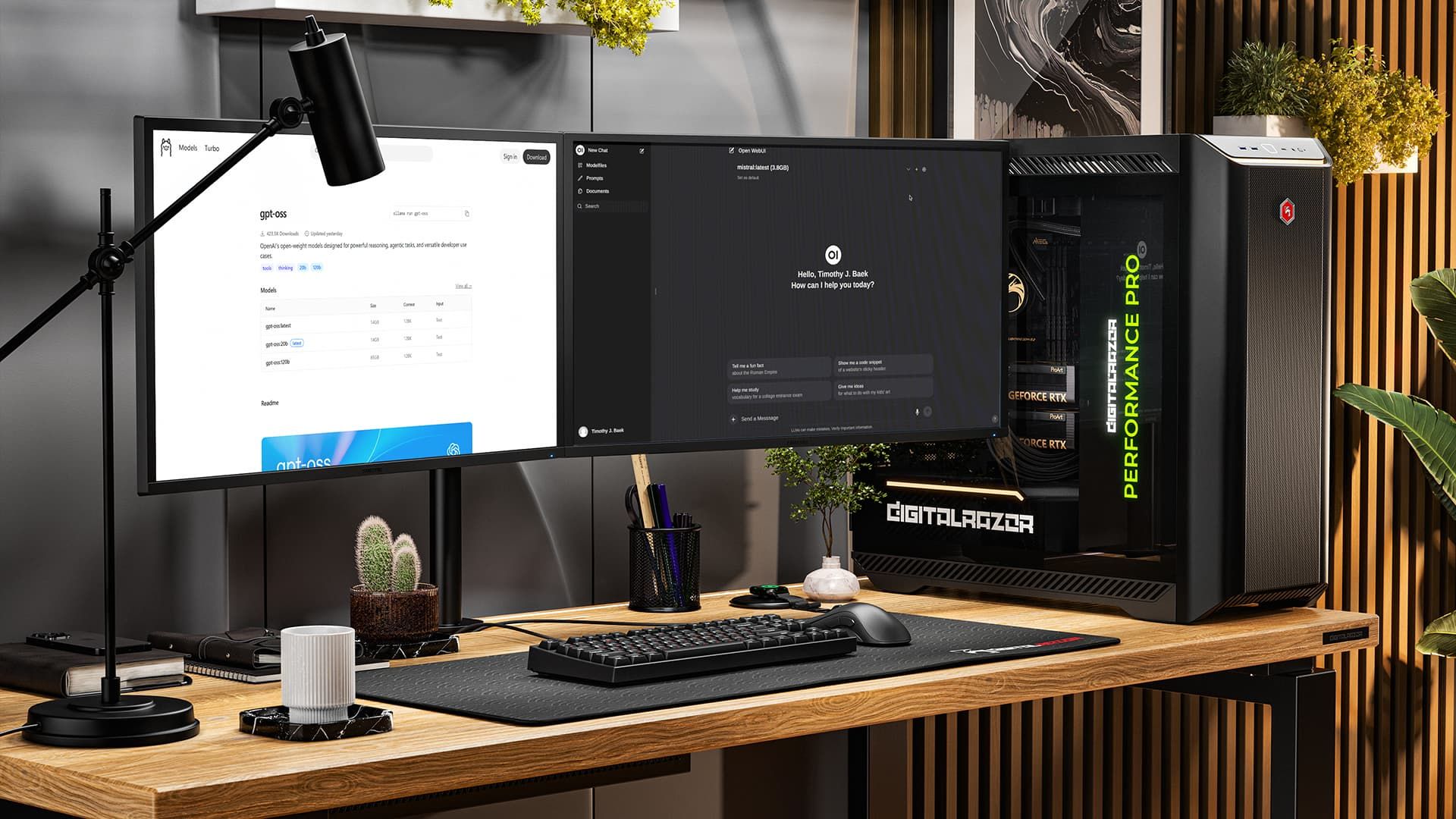 Рабочая станция для инференса