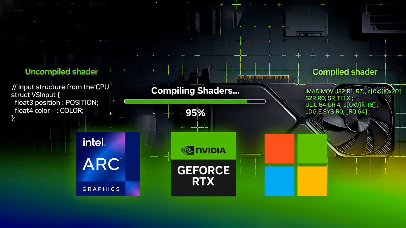 Видеокарты Intel и NVIDIA получат поддержку технологии Advanced Shader Delivery