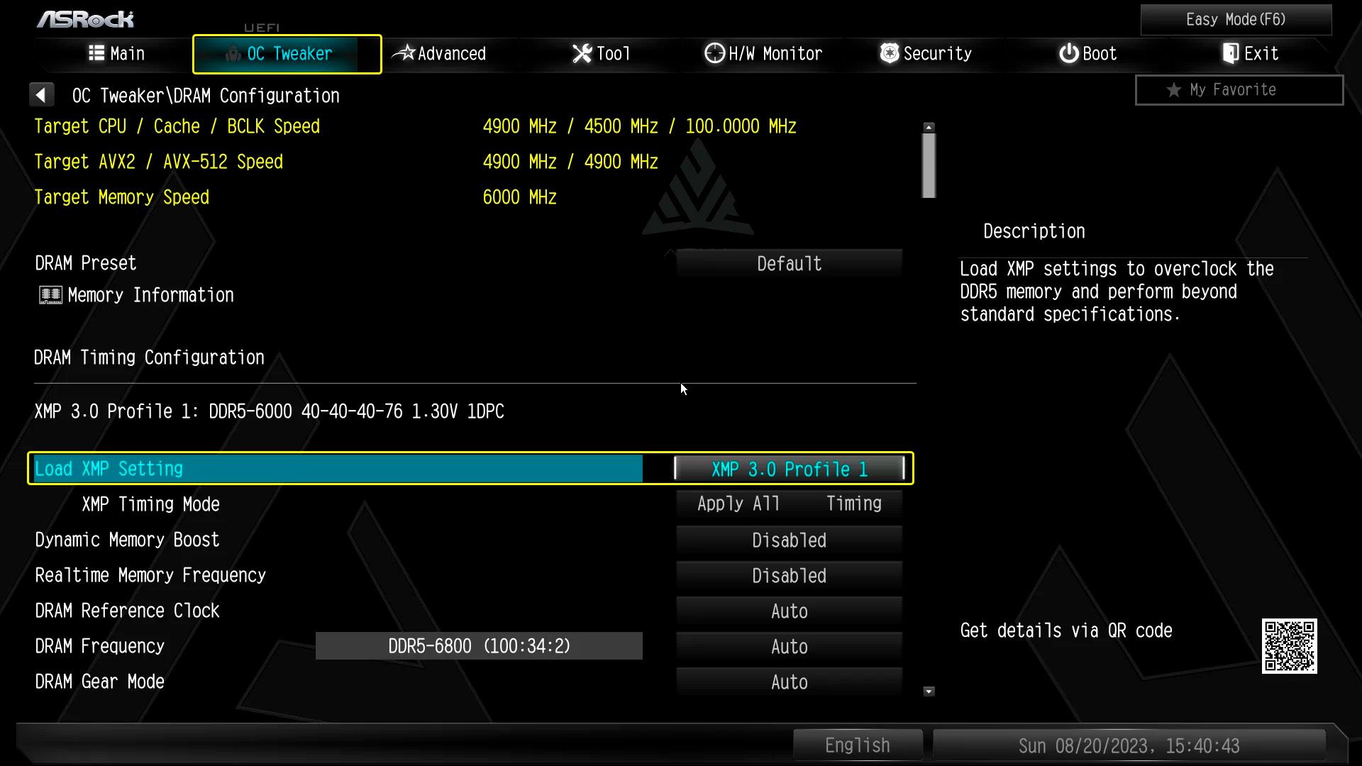 ASRock XMP