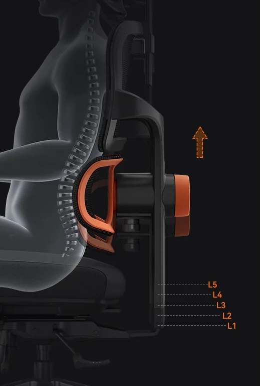 5-позиционная регулируемая спинка