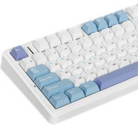 Клавиатура DigitalRazor AULA F75 White-Blue, фото №4