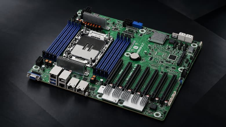 ASRock Rack W890D8: семь слотов PCIe 5.0 под GPU