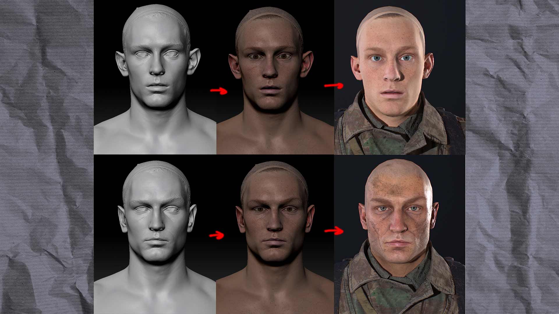 Сверху — исходная модель. Снизу — доработанная