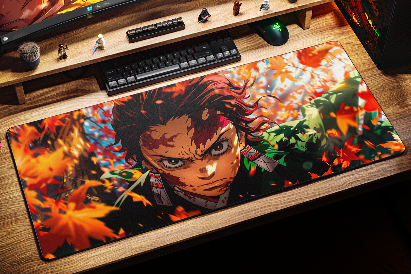 Коврик для мыши DigitalRazor Demon Slayer Tanjiro 90x40см, фото №3