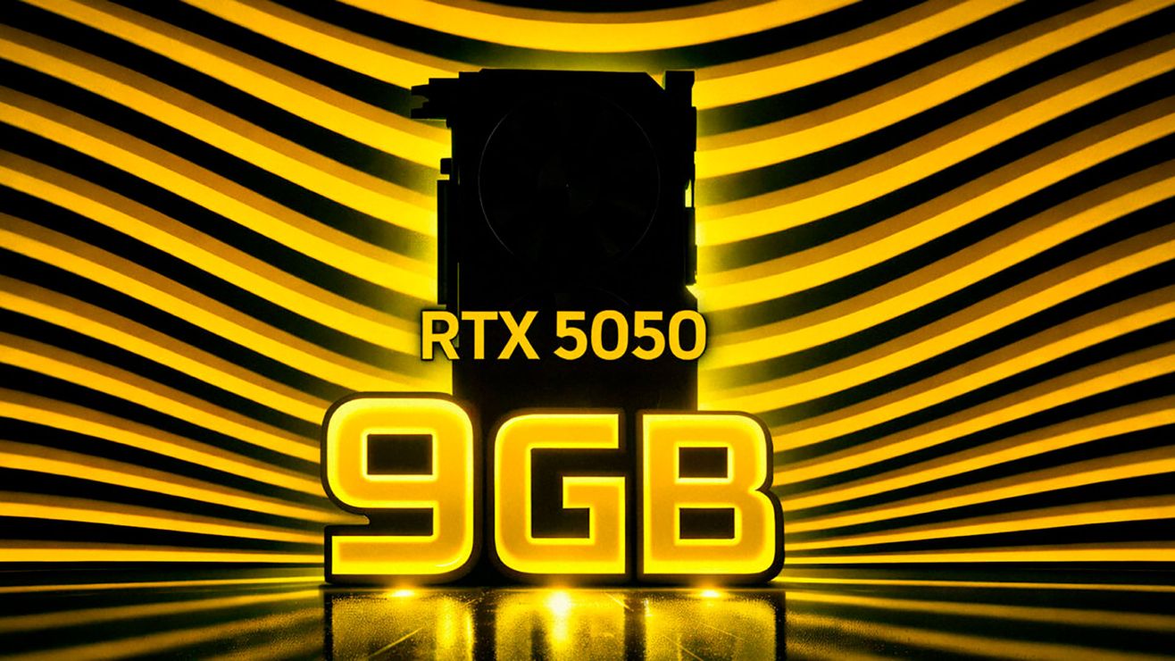 Инсайдеры раскрыли детали о новой GeForce RTX 5050 с 9 ГБ памяти