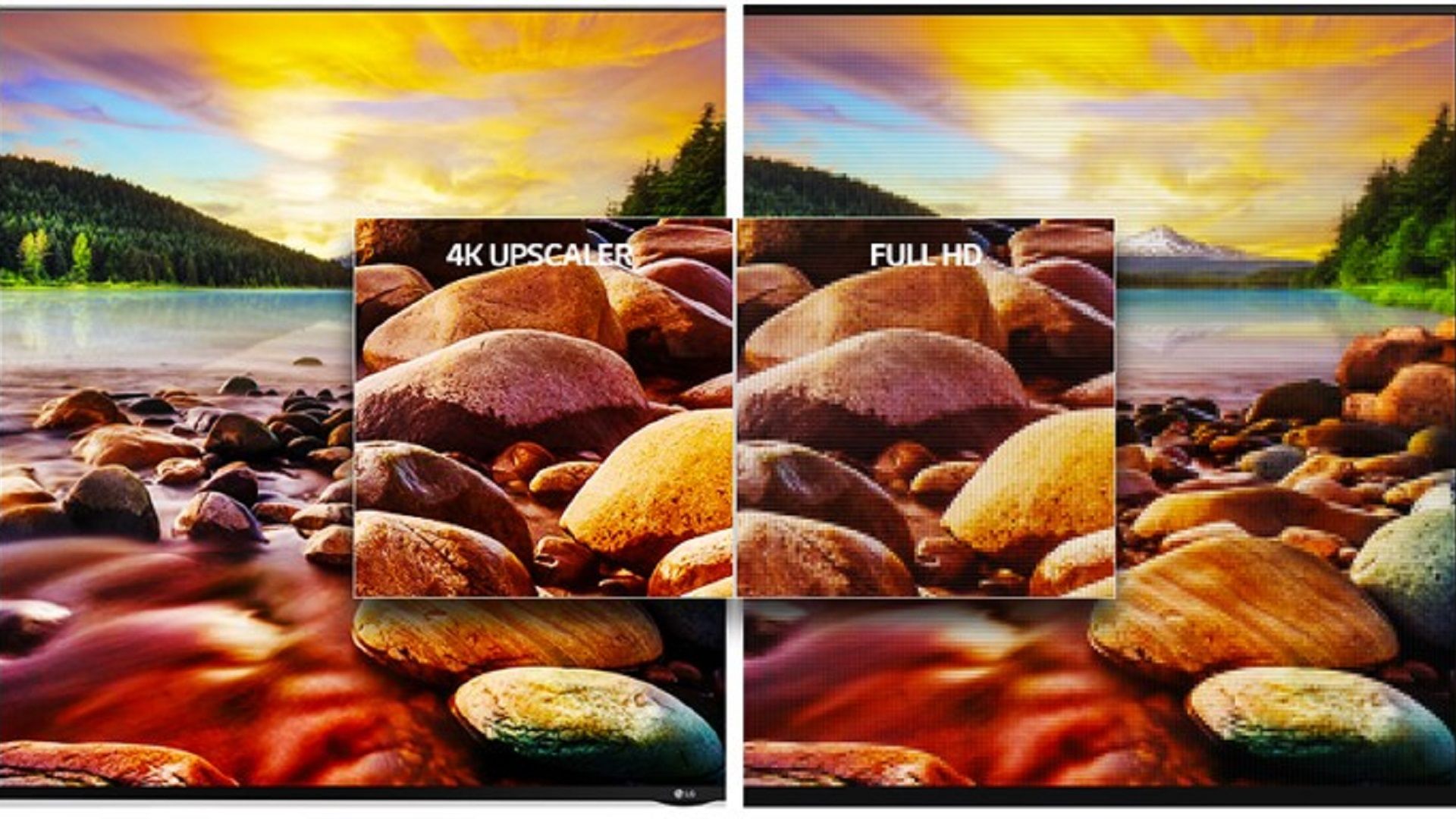 Сравнение FullHD картинки и 4K