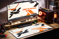 Коврик для мыши DigitalRazor Branded Orange 90x40см, фото №4