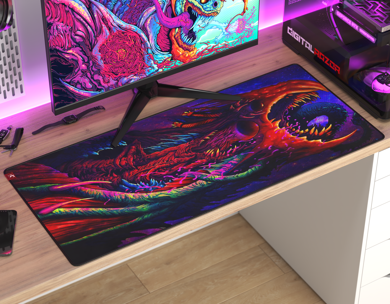 Коврик для мыши DigitalRazor Custom 90-40-4, фото №3