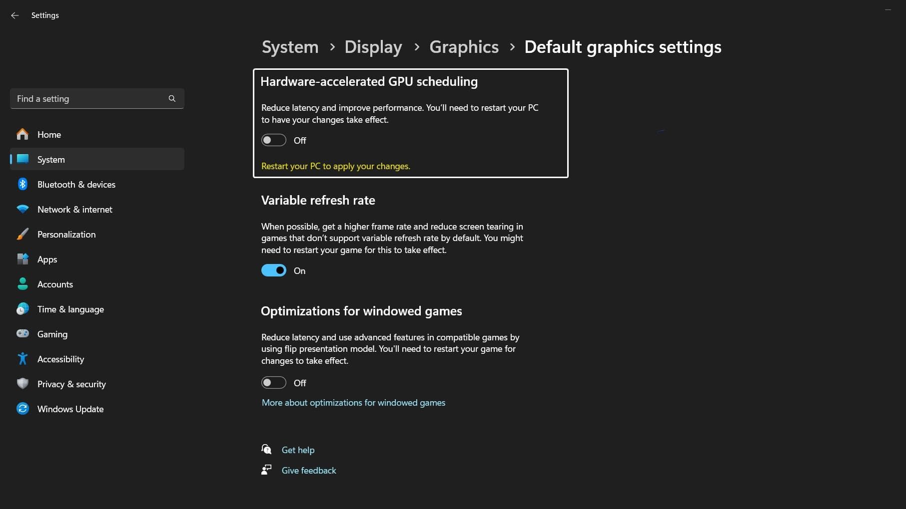 Hardware-accelerated GPU scheduling