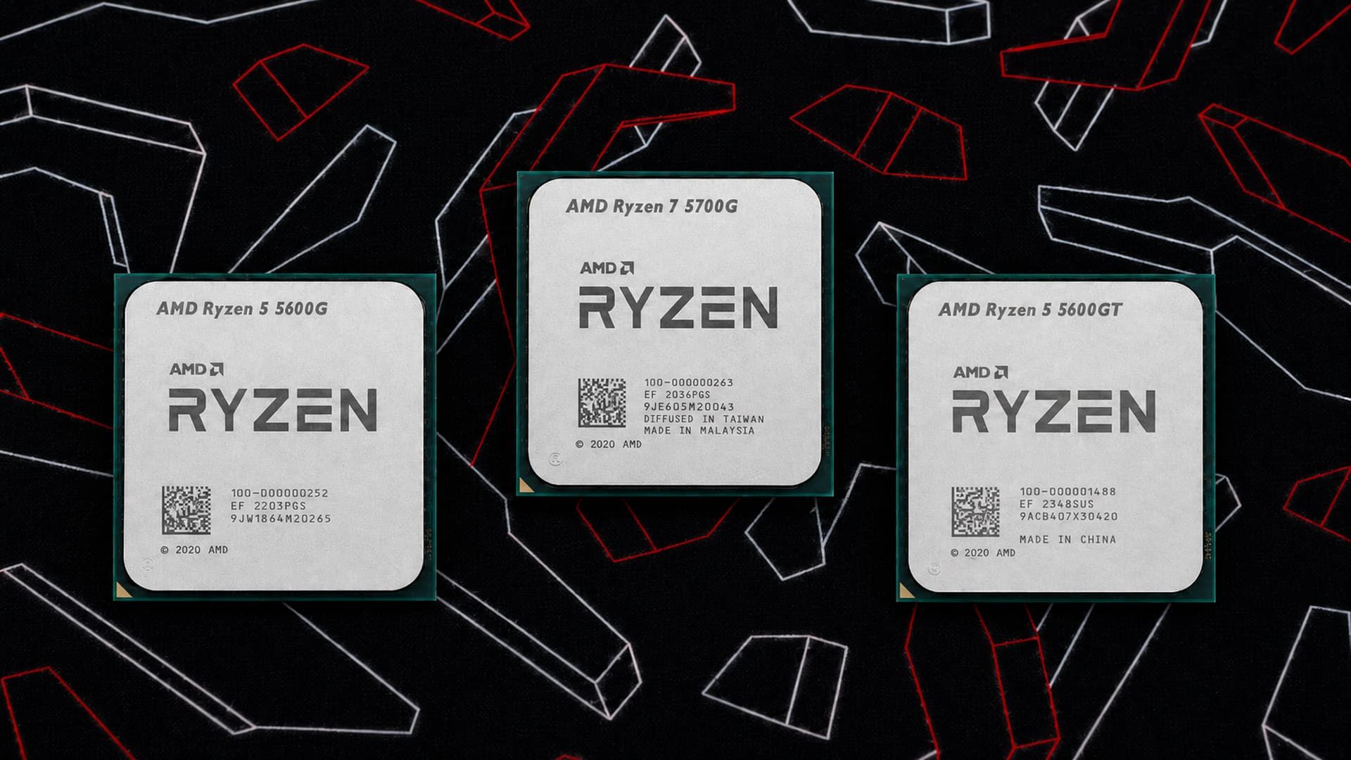 Ryzen 5 5600G, 5600GT, 5700G