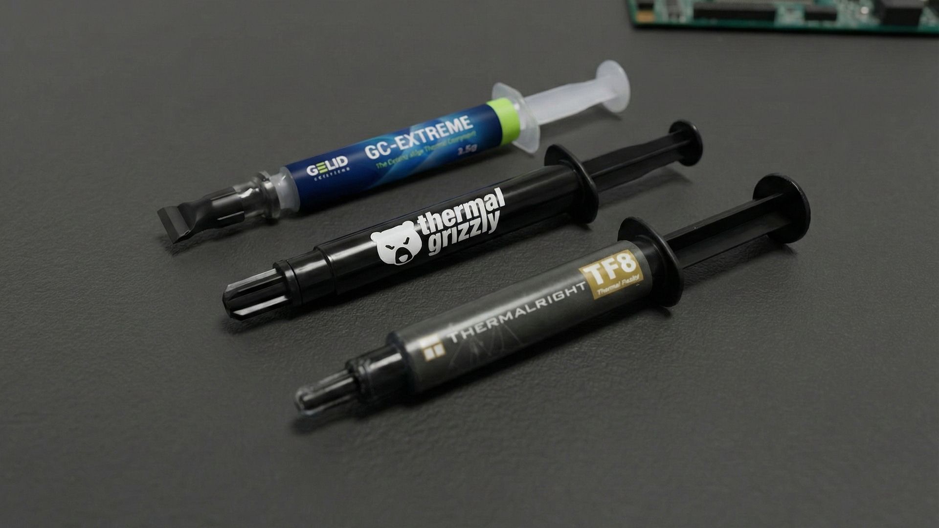 Thermalright TF8, Gelid GC-Extreme, Thermal Grizzly Kryonaut