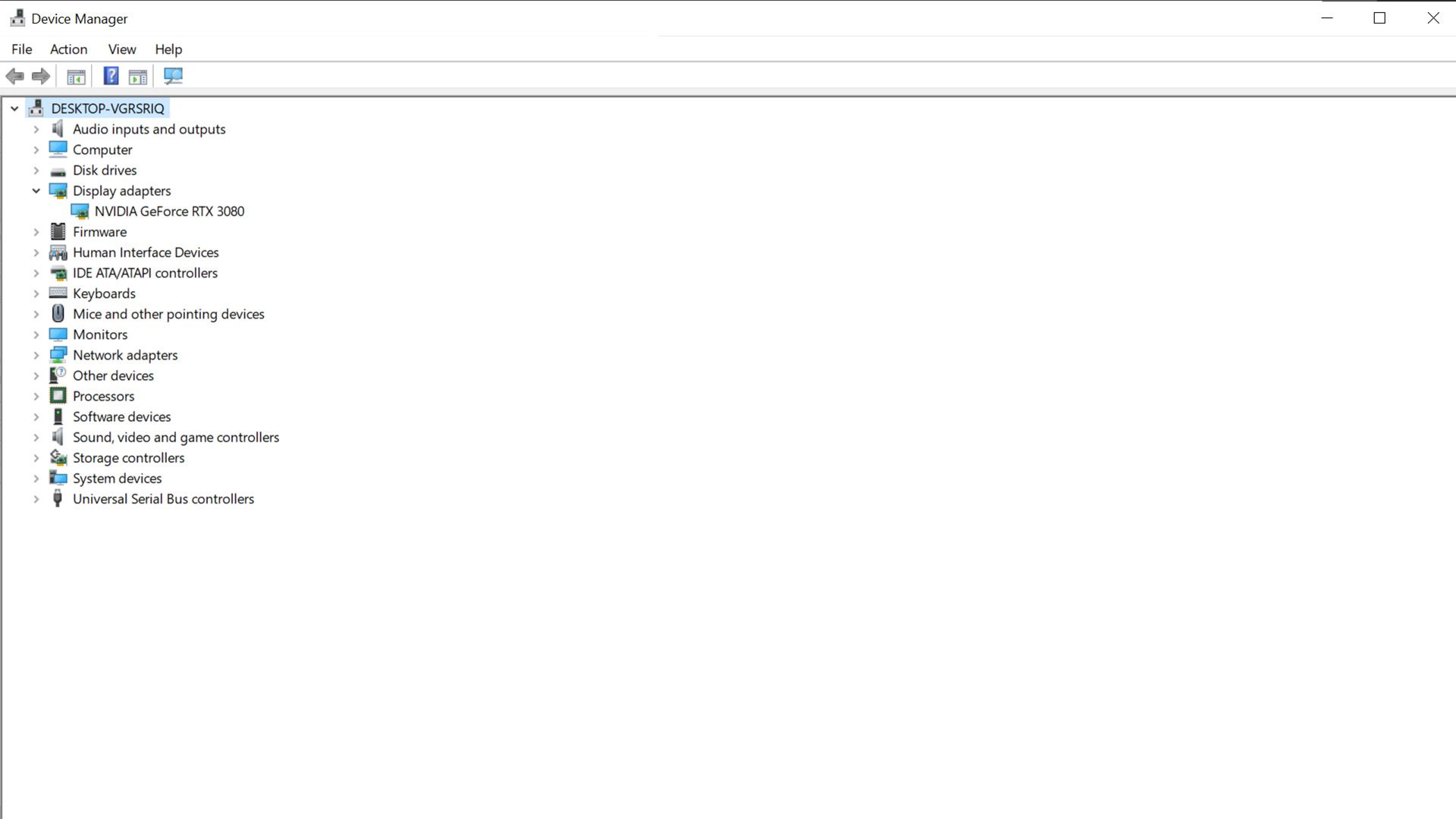 Windows  Диспетчер устройств