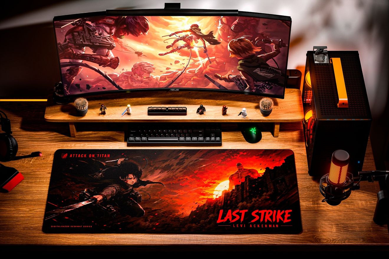 Коврик для мыши DigitalRazor DigitalRazor Attack on Titan Last Strike 90х40см, фото №2