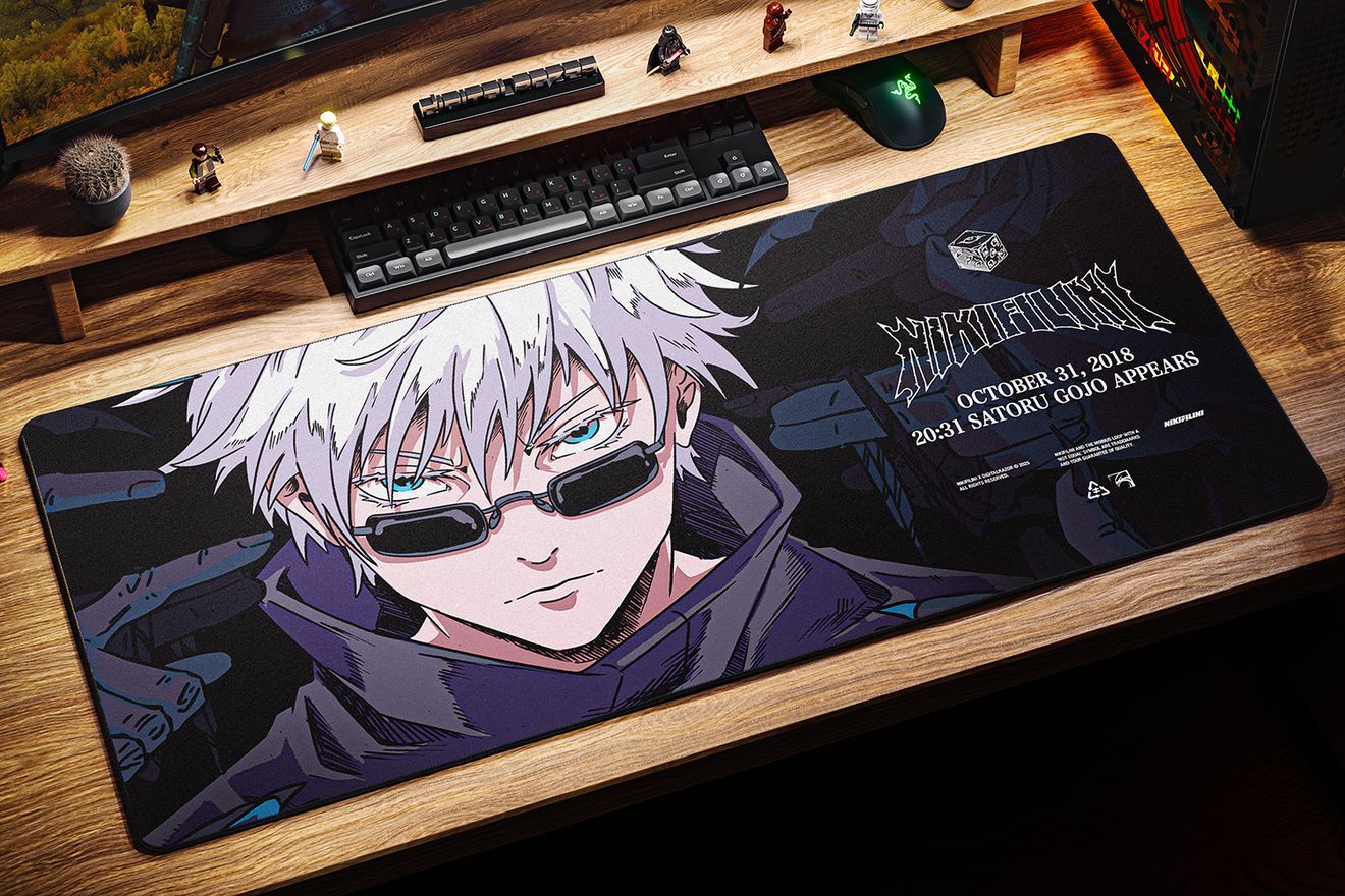 Коврик для мыши DigitalRazor DigitalRazor x NIKIFILINI - SATORU 90x40см, фото №3