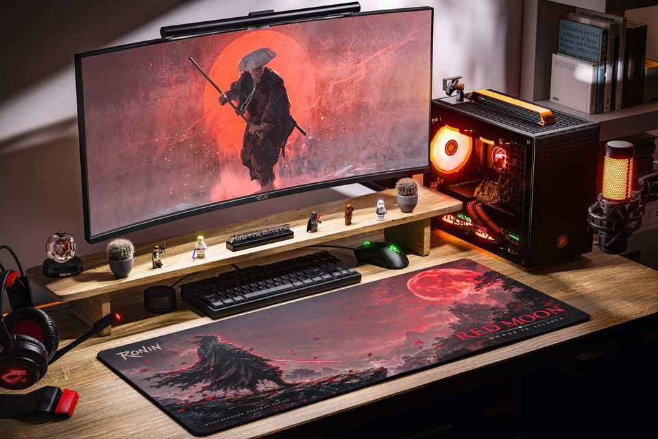DigitalRazor Ronin Red Moon 90х40см