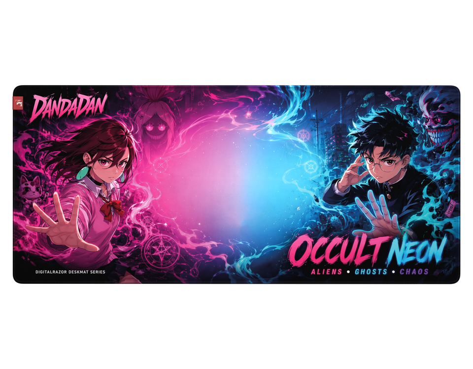 DigitalRazor Dandadan Occult Neon 90х40см
