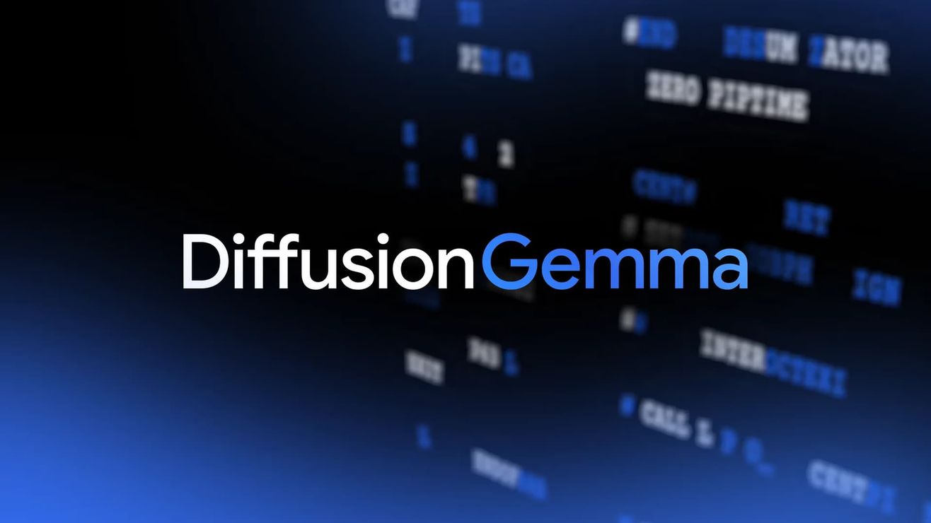 DiffusionGemma: 26B на одной карте и в разы быстрее