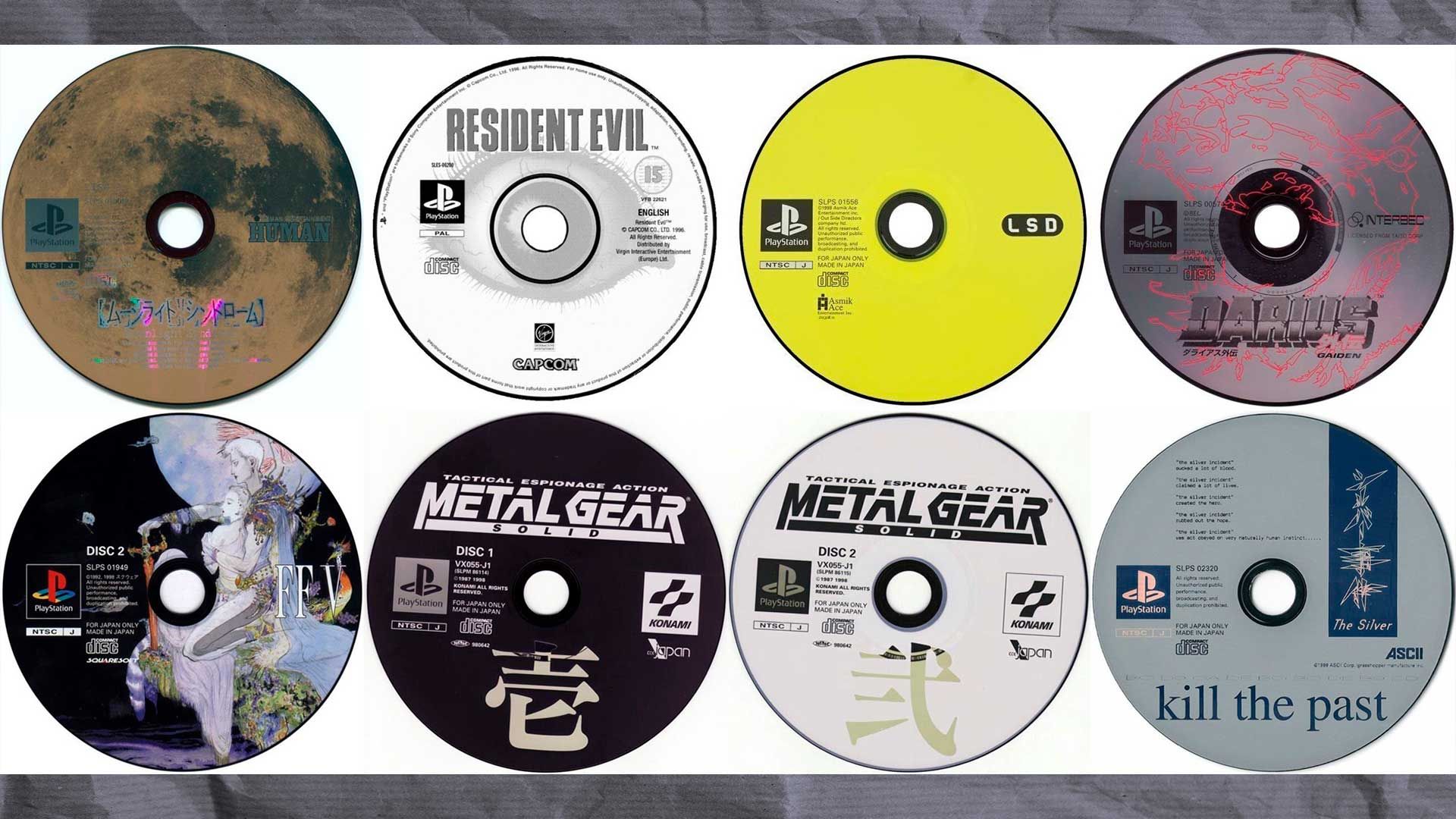 Игры для PS1 на CD-дисках