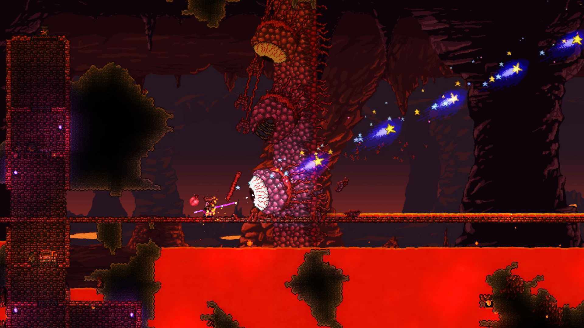 Стена плоти в Terraria