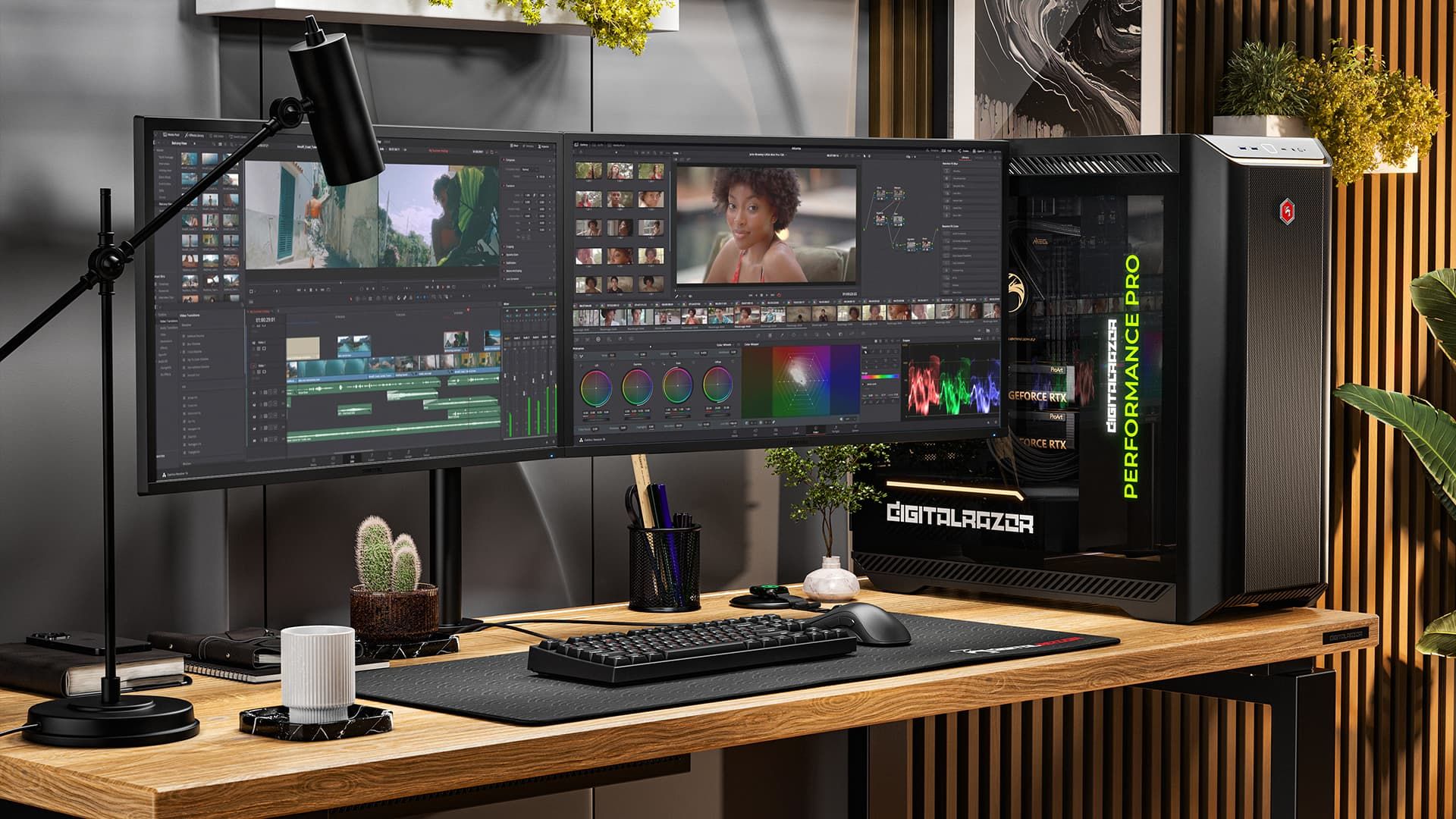 Рабочая станция для DaVinci Resolve