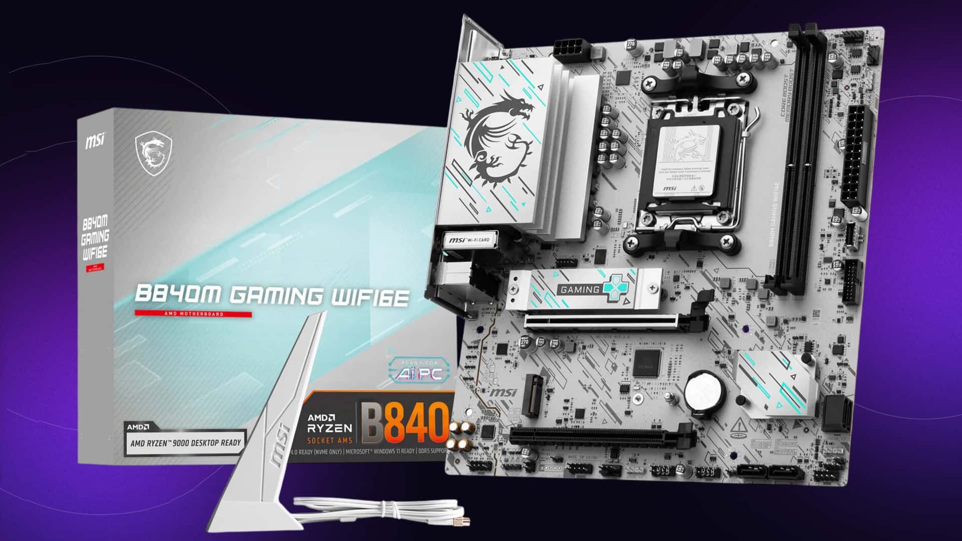 MSI B840M GAMING PLUS WIFI6E