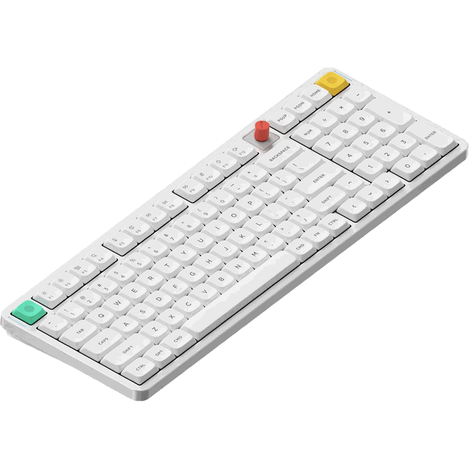 Nuphy AIR100v3 Nova White Red Nano Switch