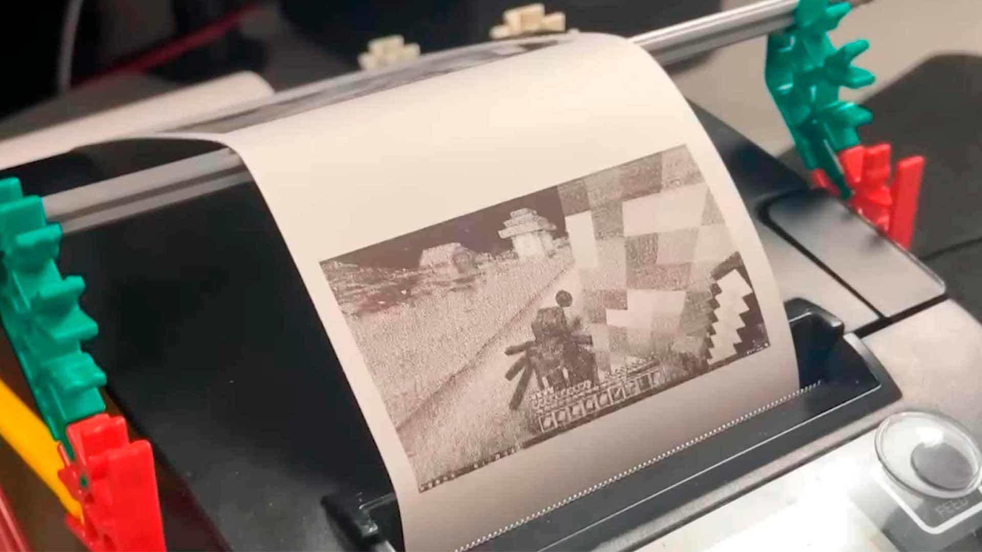 Minercraft на принтере