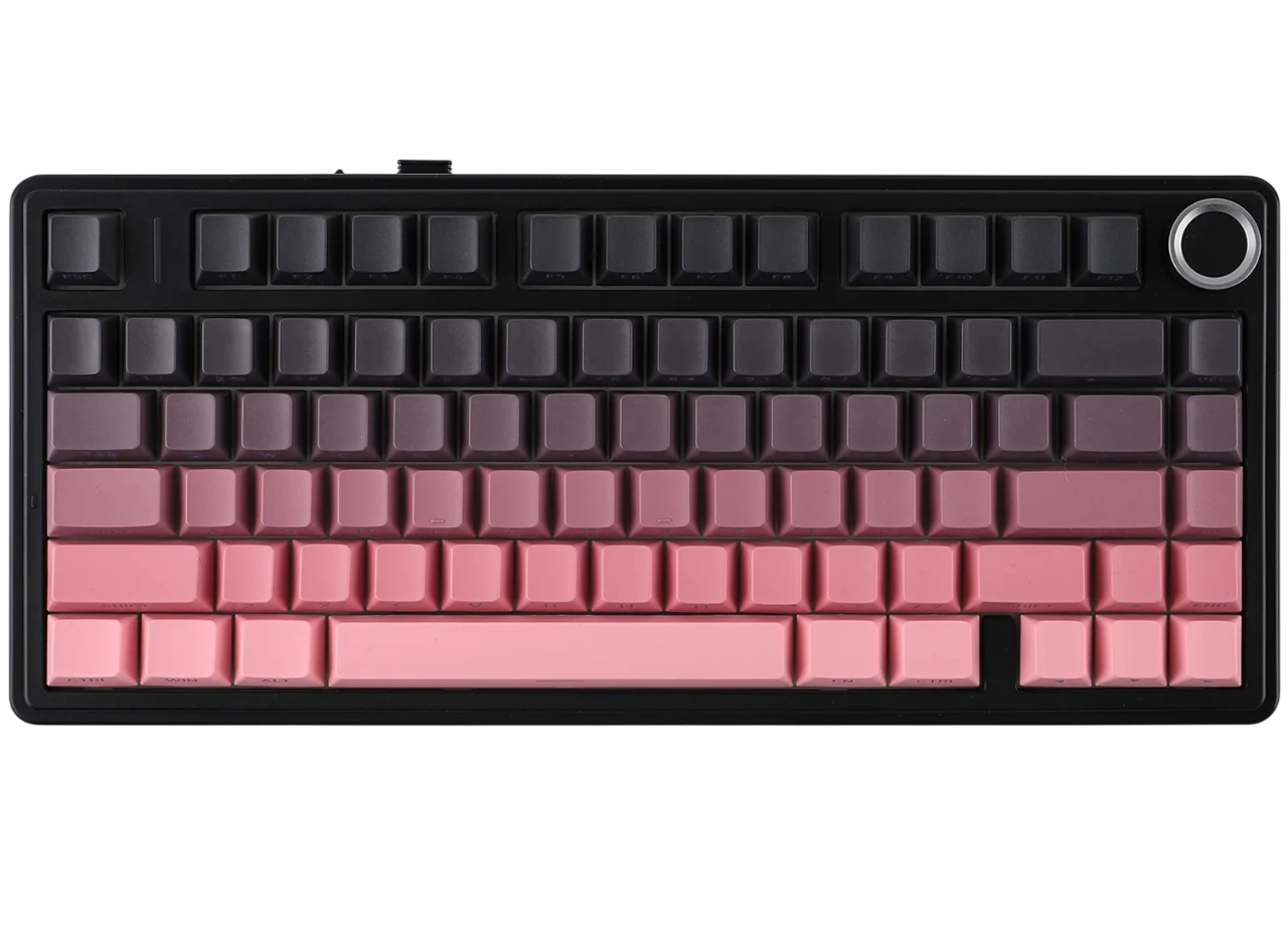 Клавиатура DigitalRazor AULA F75 Black-Pink, фото №1
