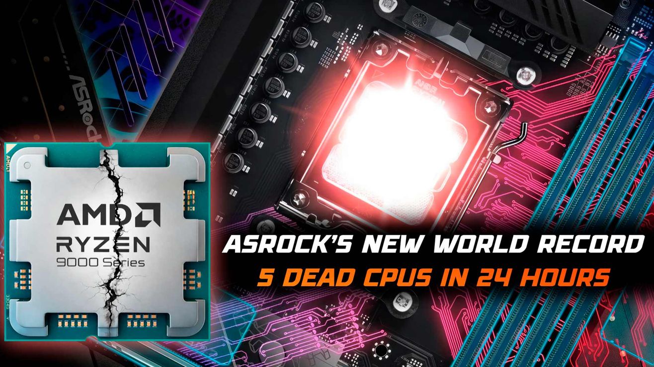 Пять сгоревших Ryzen 9000 за сутки: есть вопросы к платам ASRock