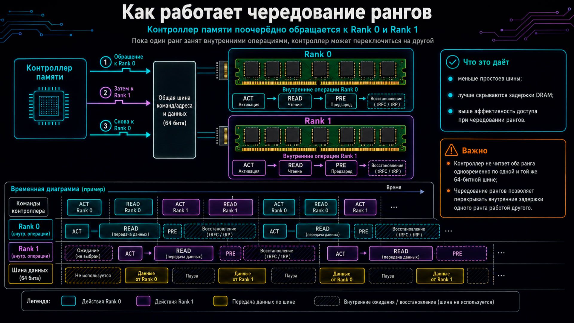 Чередование рангов